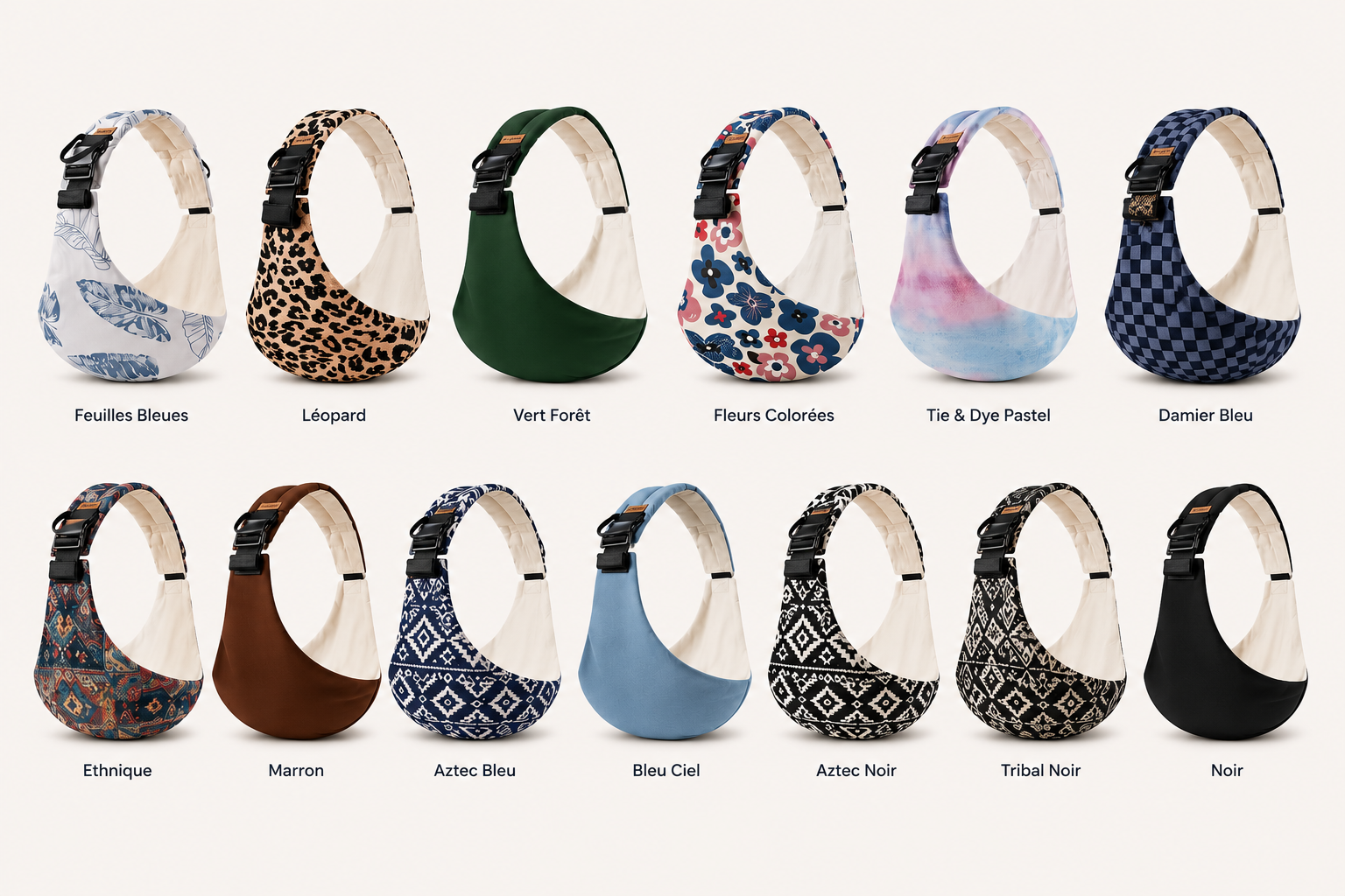 Tous les coloris disponibles
